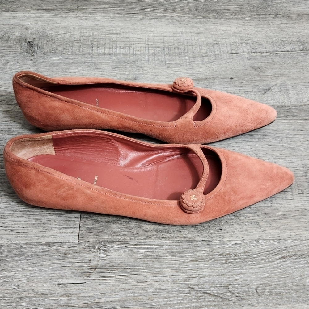 Vintage Prada Suede‎ PointyToe Flats - Picture 7 of 11
